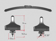 Щетка стеклоочистителя OPEN PARTS WBG0019.00