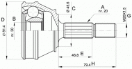 Шарнирный комплект OPEN PARTS CVJ5030.10