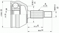 Шарнирный комплект OPEN PARTS CVJ5081.10