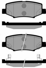Комплект тормозных колодок Brake ENGINEERING PA1843