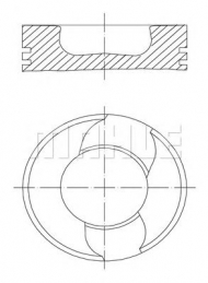 Поршень PERFECT CIRCLE 56 04288 0