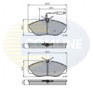 Комплект тормозных колодок COMLINE CBP2219