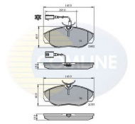 Комплект тормозных колодок COMLINE CBP11031