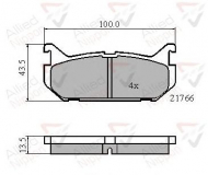 Комплект тормозных колодок COMLINE ADB0327