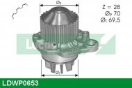 Насос LUCAS ENGINE DRIVE LDWP0653