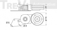 Натяжная планка RPK RPK010911/2