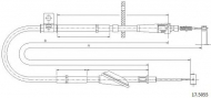 Трос CABOR 17.5055