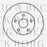 Тормозной диск BORG & BECK BBD4118
