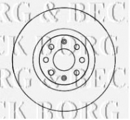 Тормозной диск BORG & BECK BBD4544