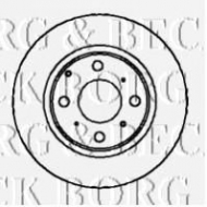 Тормозной диск BORG & BECK BBD5868S