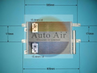 Конденсатор AUTO AIR GLOUCESTER 16-9005