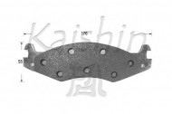 Комплект тормозных колодок KAISHIN D10005