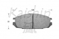 Комплект тормозных колодок KAISHIN D1095