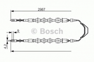 Трос BOSCH 1 987 477 031