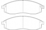 Комплект тормозных колодок WAGNER WBP23086A