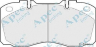 Комплект тормозных колодок APEC braking PAD1015