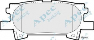 Комплект тормозных колодок APEC braking PAD1345
