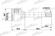 Шарнирный комплект PATRON PCV5014