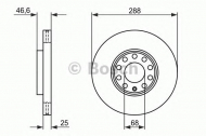 Тормозной диск BOSCH 0 986 478 546