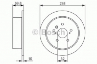 Тормозной диск BOSCH 0 986 479 614