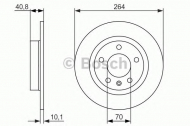 Тормозной диск BOSCH 0 986 479 715