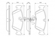 Комплект тормозных колодок BOSCH 0 986 494 096