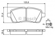 Комплект тормозных колодок BOSCH 0 986 494 195