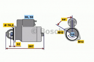 Стартер BOSCH 0 001 109 021