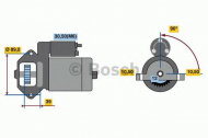 Стартер BOSCH 0 001 109 387