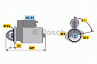 Стартер BOSCH 0 001 208 507