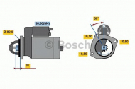 Стартер BOSCH 0 001 231 119