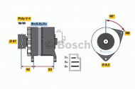 Генератор BOSCH 0 986 036 611