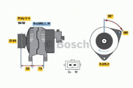 Генератор BOSCH 0 986 043 141