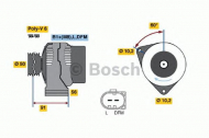 Генератор BOSCH 0 986 047 560