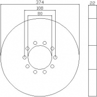 Тормозной диск HELLA PAGID 8DD 355 117-531