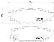 Комплект тормозных колодок HELLA PAGID 8DB 355 012-261