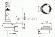 Лампа накаливания BOSCH 1 987 302 081