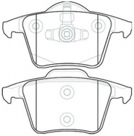 Комплект тормозных колодок ASVA AKD-0358