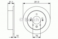 Тормозной диск BOSCH 0 986 479 R09