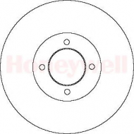 Тормозной диск BENDIX 561638B