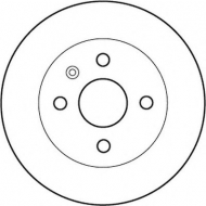 Тормозной диск BENDIX 562181B