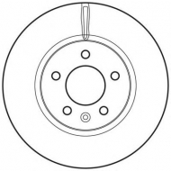 Тормозной диск BENDIX 562631BC