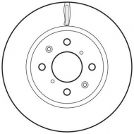 Тормозной диск BENDIX 562694BC
