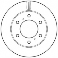 Тормозной диск BENDIX 562695BC