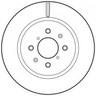 Тормозной диск BENDIX 562699BC