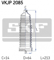 Комплект пыльника SKF VKJP 2085