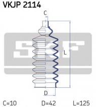 Комплект пыльника SKF VKJP 2114