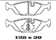 Комплект тормозных колодок FTE BL1227A2