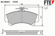 Комплект тормозных колодок FTE BL1404A3