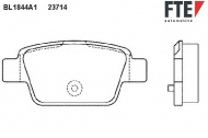 Комплект тормозных колодок FTE BL1844A1